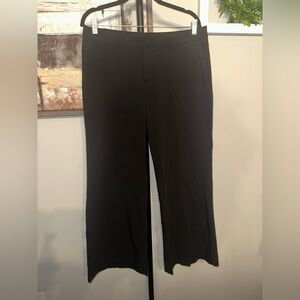 GAP Size 8 Black Trouser Wide Leg Women's‎ Pants